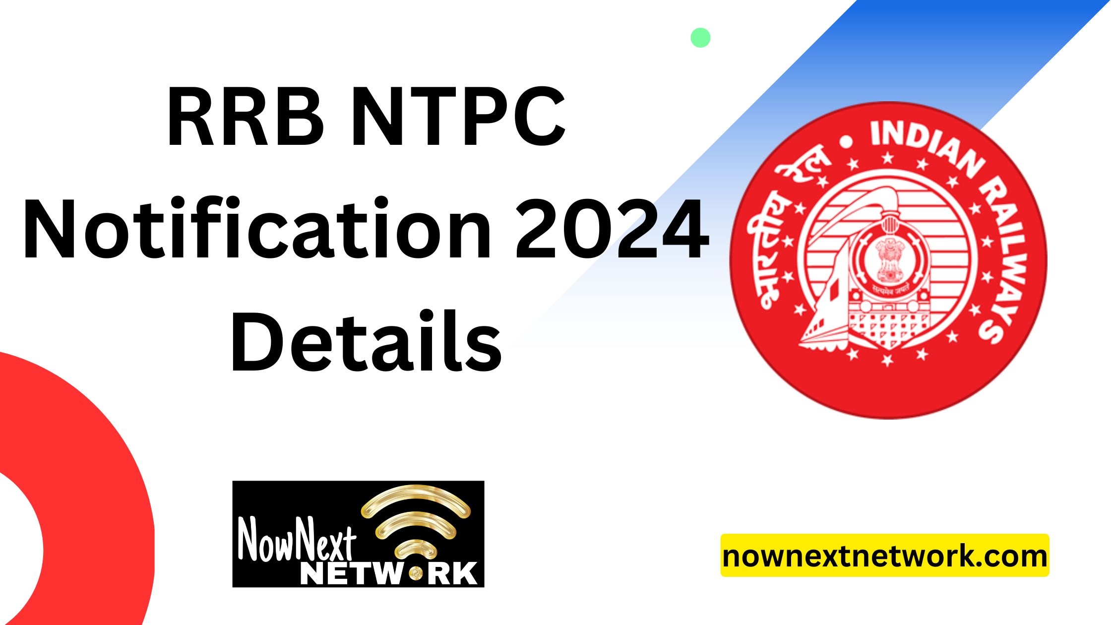 RRB NTPC Notification 2024